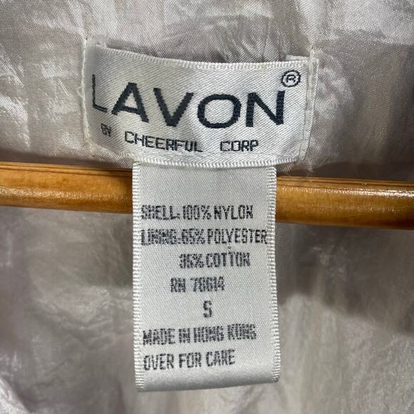 Vintage Track Jacket Small Zip Up Patriotic USA Nautical Coastal 80s - Picture 12 of 14